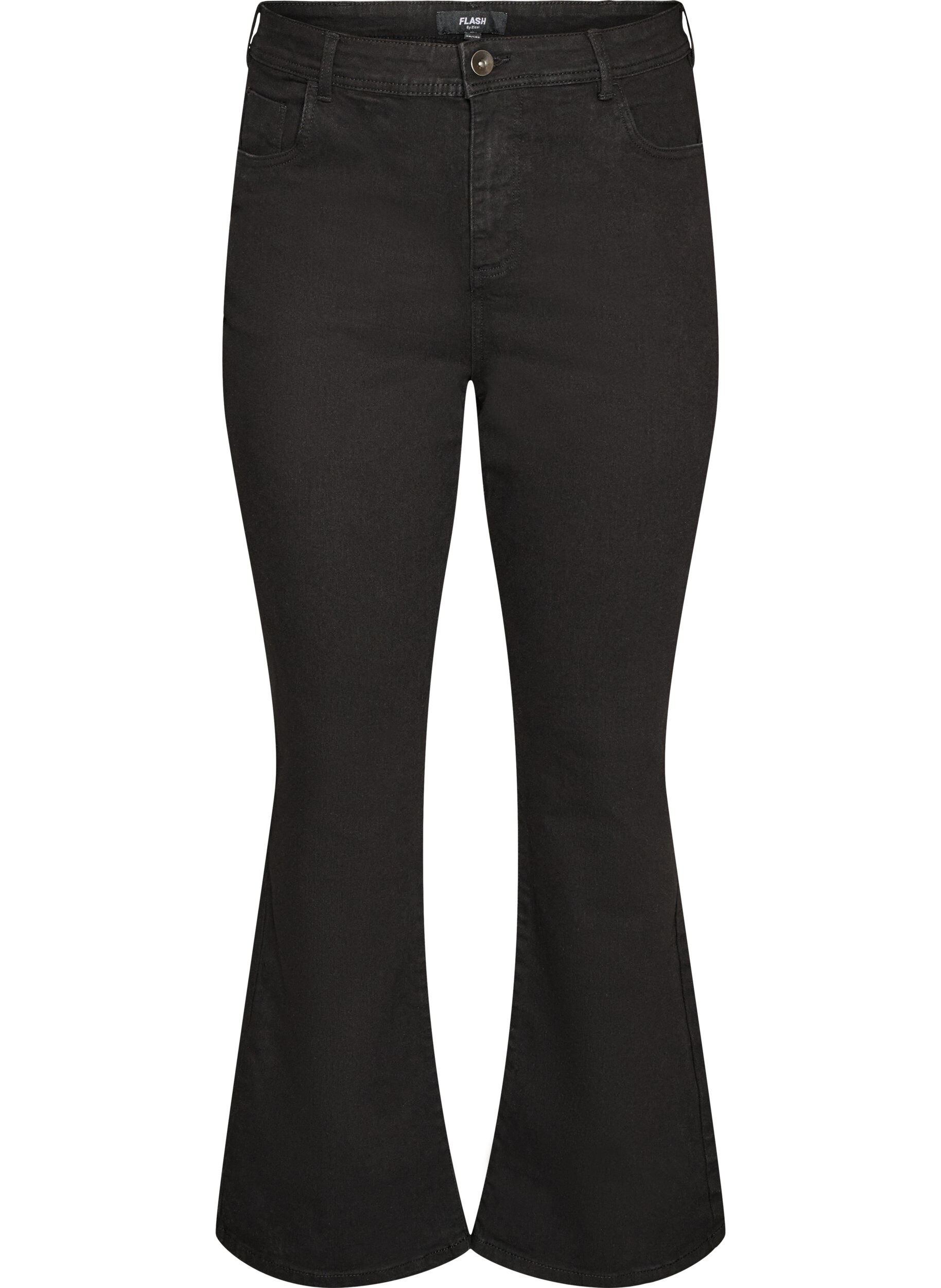 FLASH - Jean taille haute avec coupe bootcut