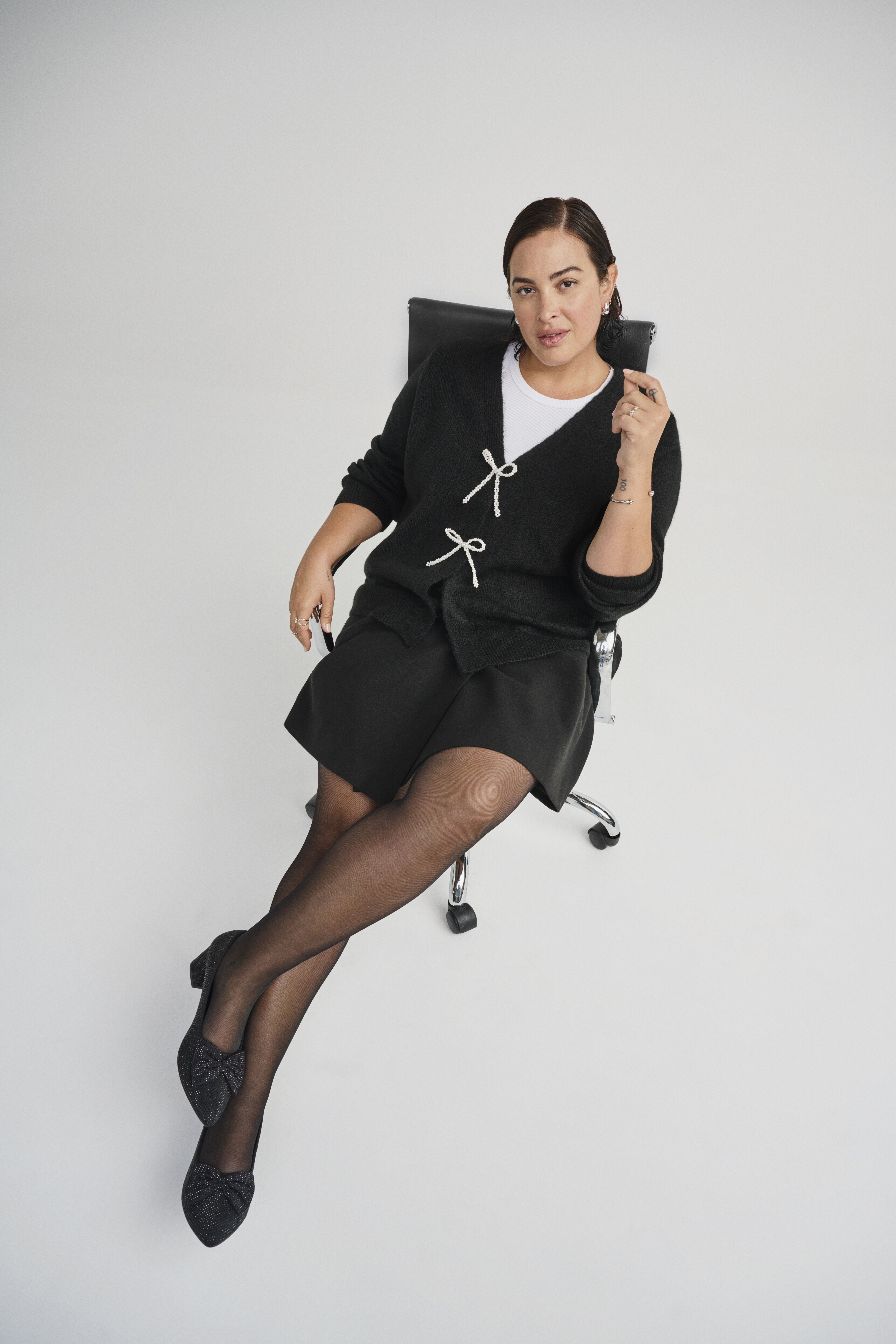 Zizzi Escarpins avec strass, , Model