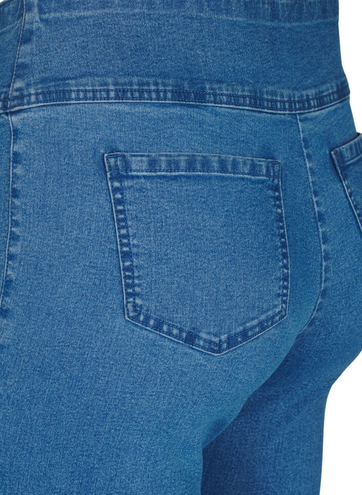 Jeggings extensibles avec une taille haute, Bleu Clair, Packshot image number 3