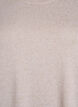 Bluse mit Knopfdetail und kurzen Puff&auml;rmeln, Beige, Packshot image number 2