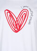 T-shirt en coton avec motif, Bright W. w. Heart, Packshot image number 2