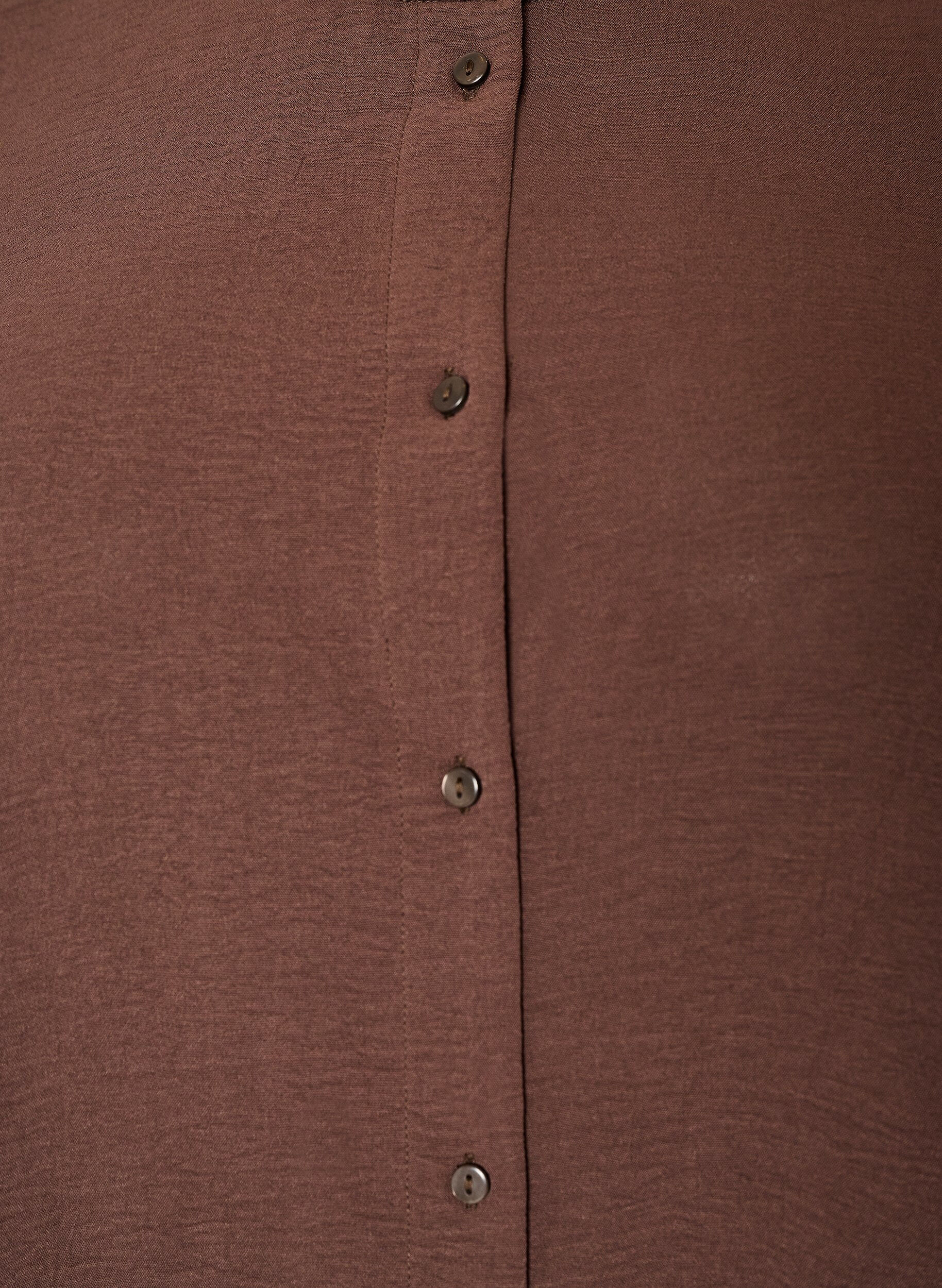 ZizziTunika mit 3/4-&Auml;rmeln, Braun, Packshot image number 2