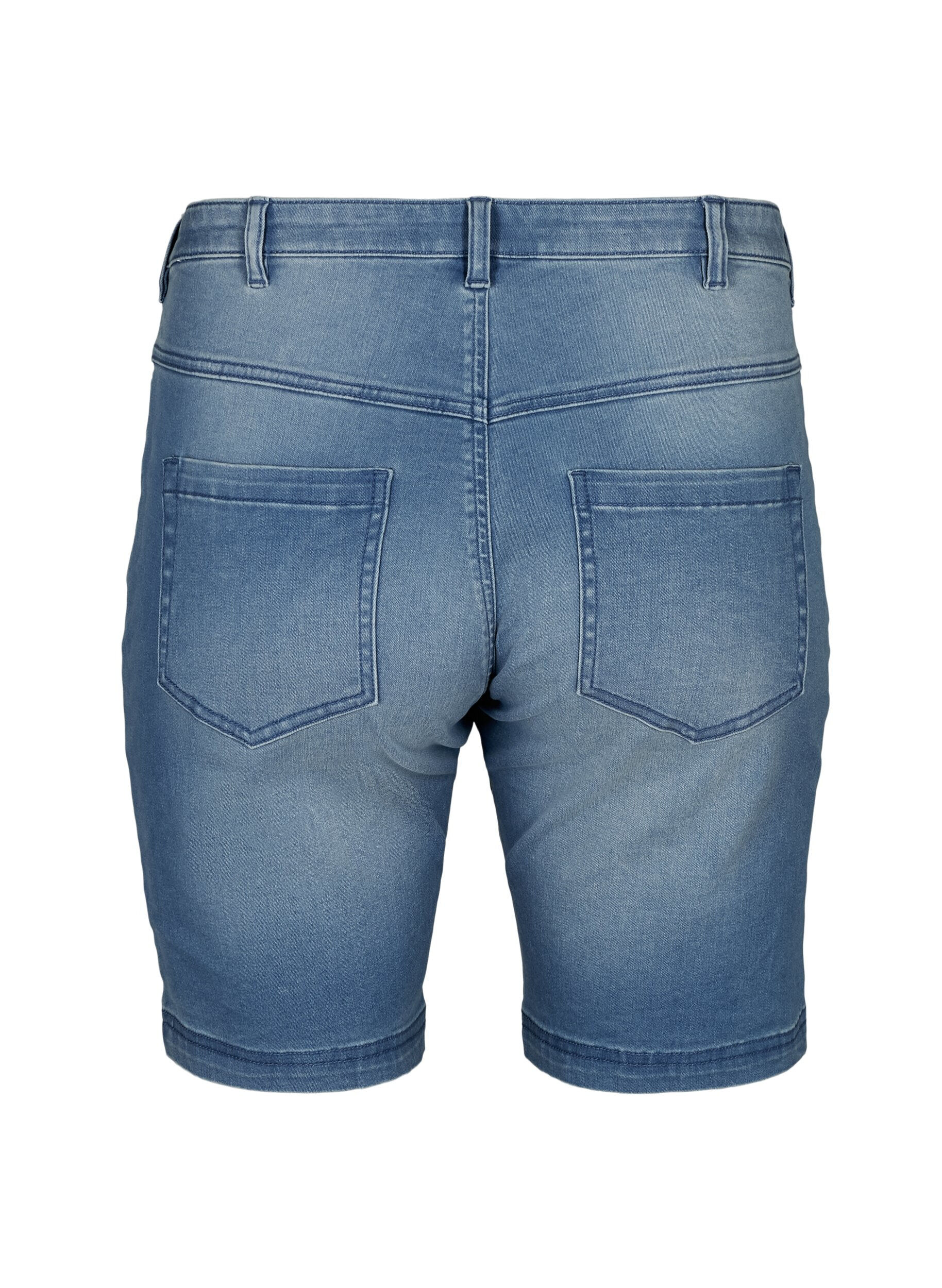 ZizziShort Emily coupe slim, taille classique, Bleu Clair, Packshot image number 1