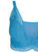 Soutien-gorge avec dentelle et rembourrage doux, Bleu, Packshot image number 2