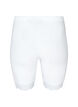 Fahrradshorts mit Spitzensaum, Wei&szlig;, Packshot image number 1