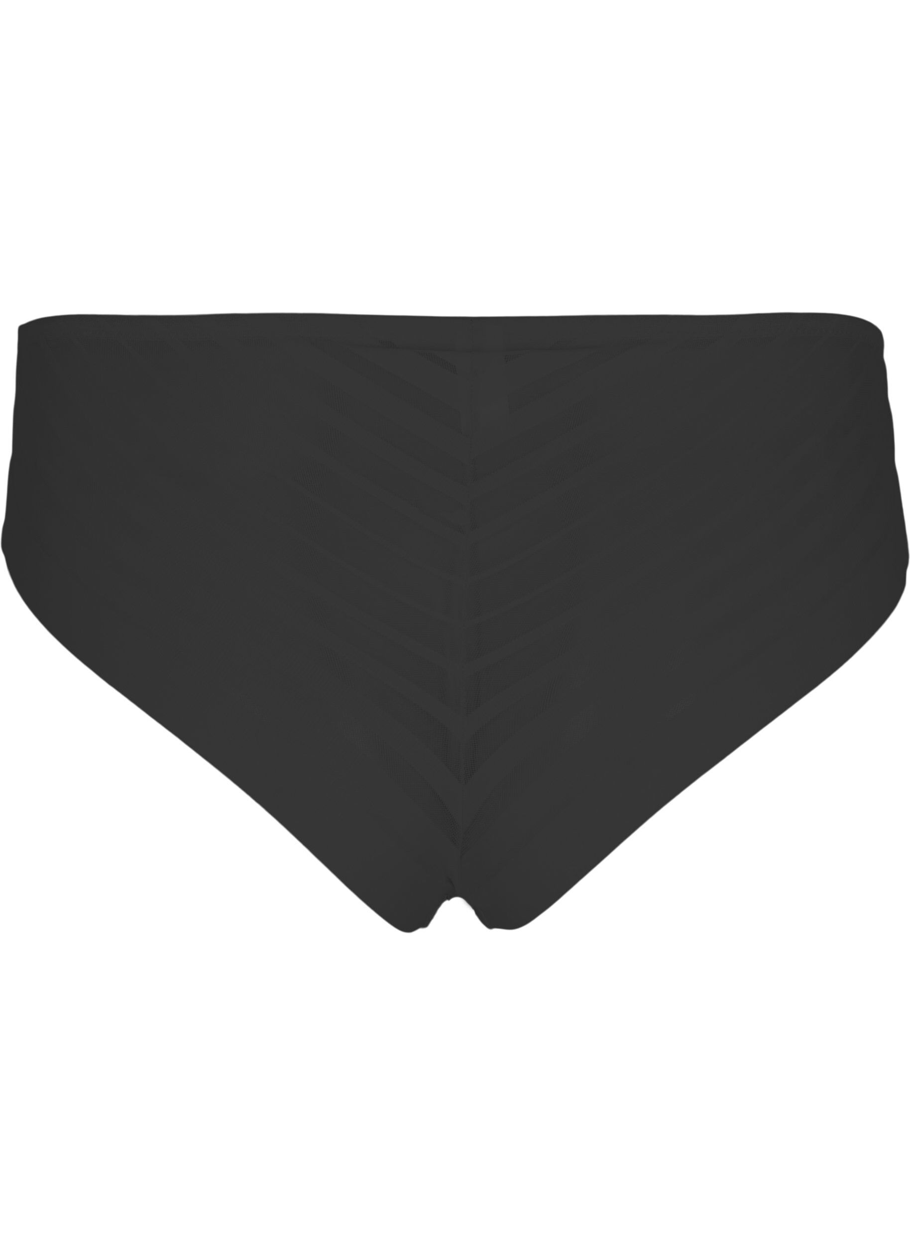 Zizzi Culotte coupe normale avec mesh, Black, Packshot image number 1