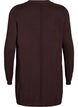 Lange Strickjacke aus Viskose-Mischung, Braun, Packshot image number 1
