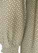 Gemustertes Kleid aus Viskose mit langen &Auml;rmeln, Gr&uuml;n, Packshot image number 3
