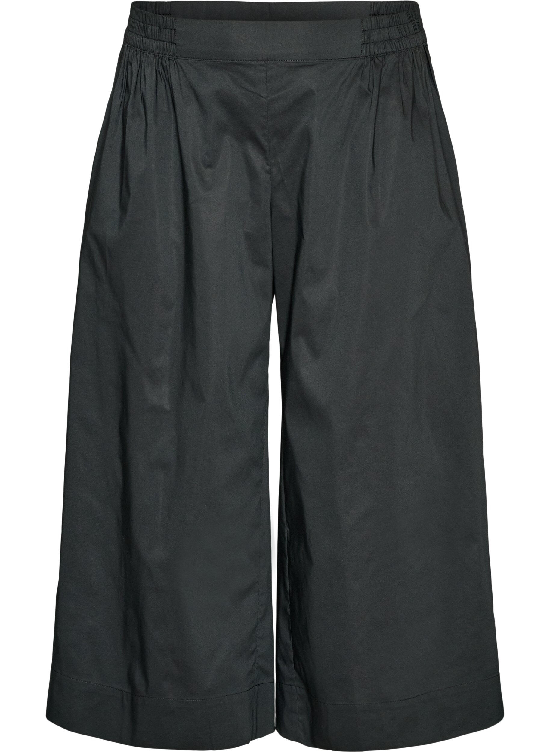 Jupe-culotte avec ceinture &eacute;lastique et jambes amples