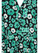 Tunique à fleurs en viscose, Green Flower AOP, Packshot image number 2