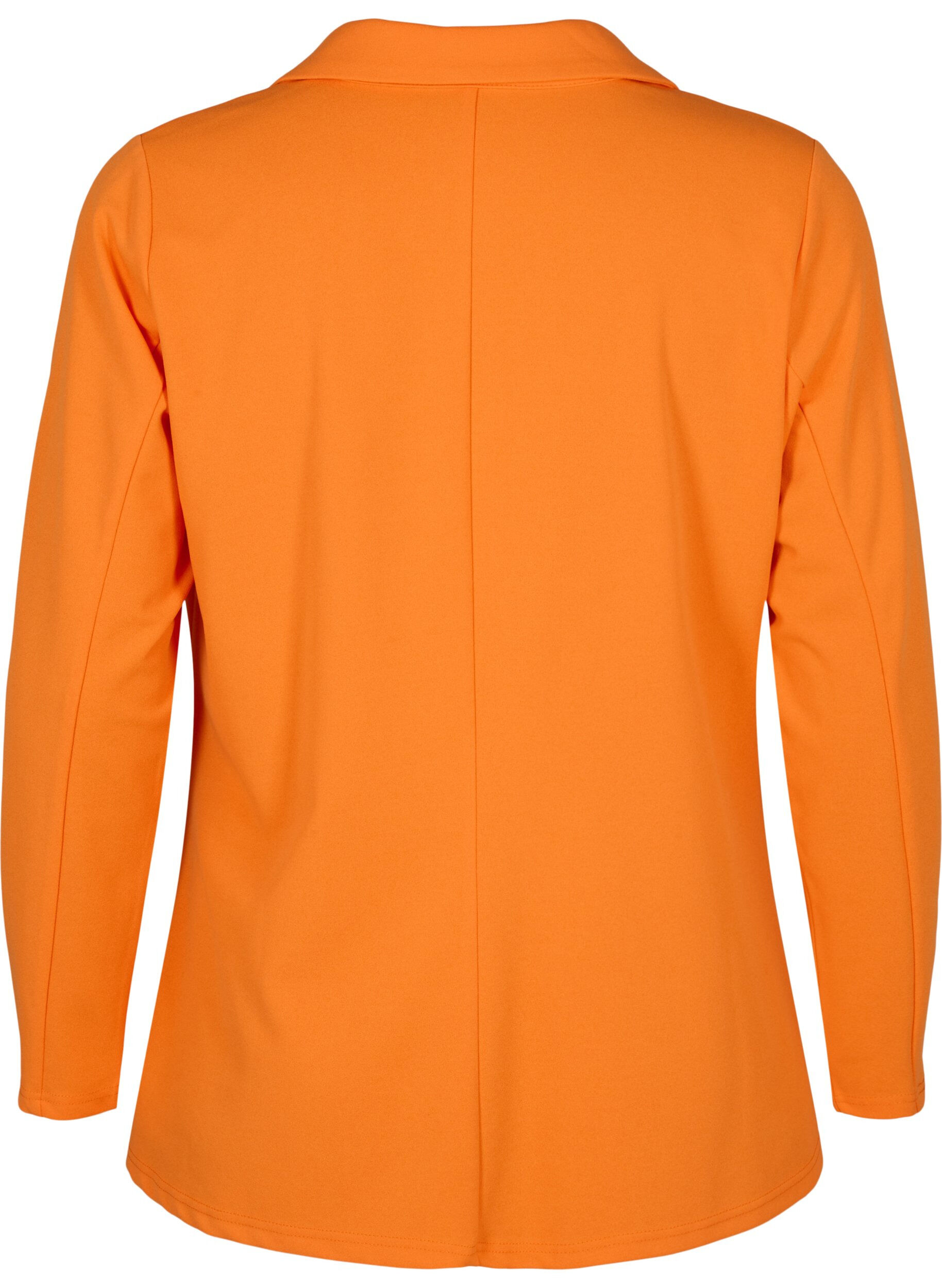 Zizzi Blazer mit Taschen, Vibrant Orange, Packshot image number 1