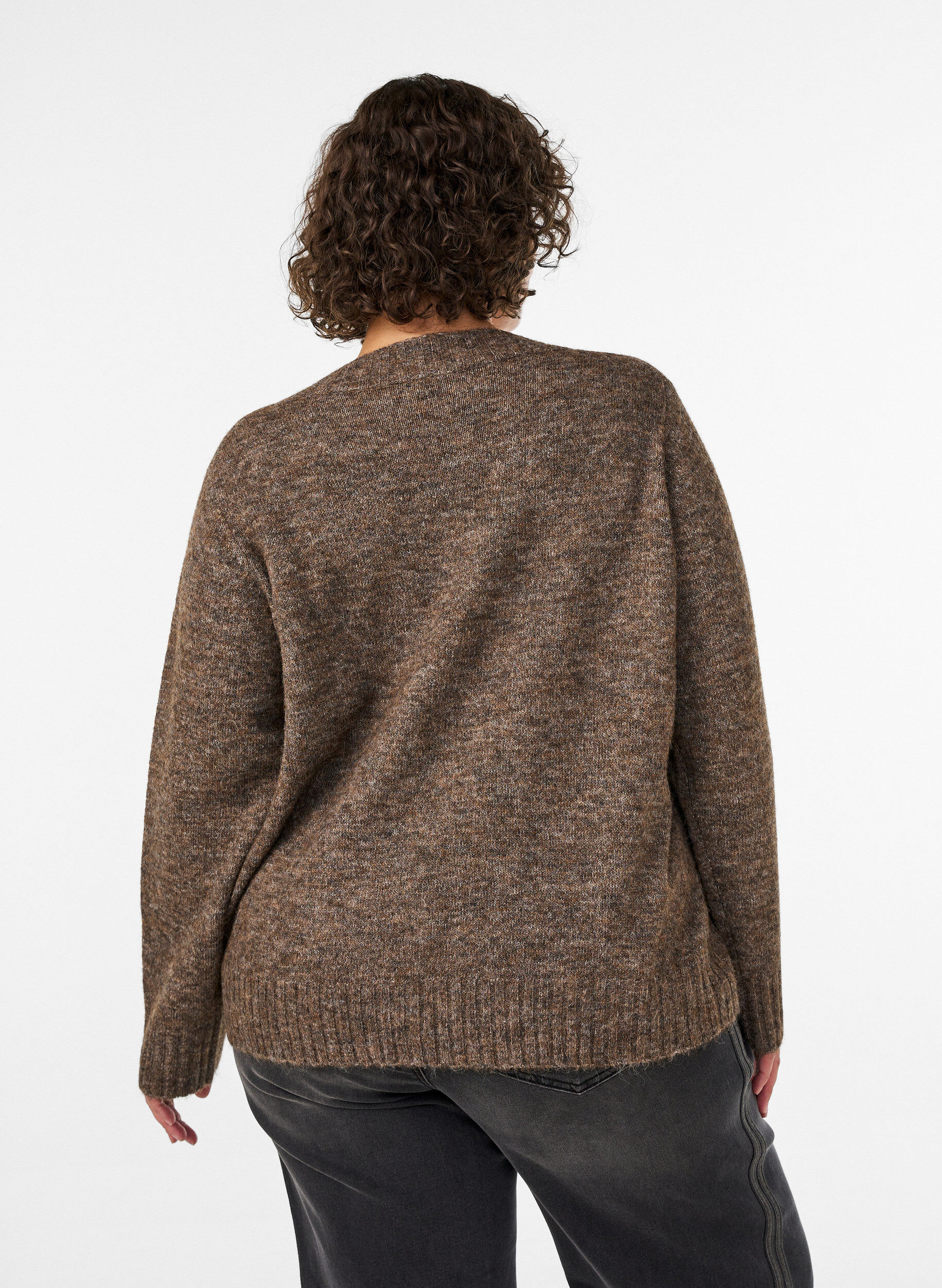 ZizziPull col V, Marron, Model image number 2