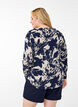 Langarmshirt mit Print und V-Ausschnitt, Navy Blazer AOP, Model image number 1