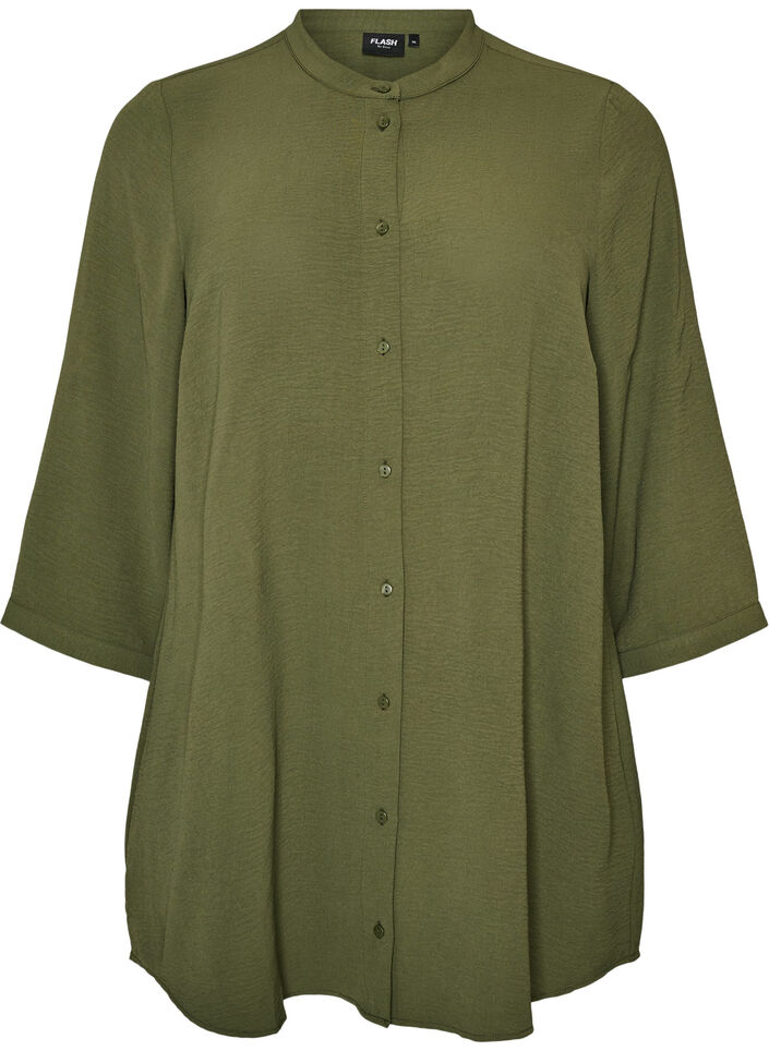 Tunique avec manches 3/4, Vert, Packshot image number 0