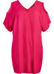 Strandkleid aus Viskose mit Schulterdetail, Pink, Packshot image number 0