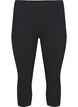 Leggings 3/4 de base en viscose, Black, Packshot image number 0