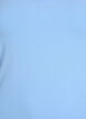 Haut uni Basic en coton, Bleu Clair, Packshot image number 2