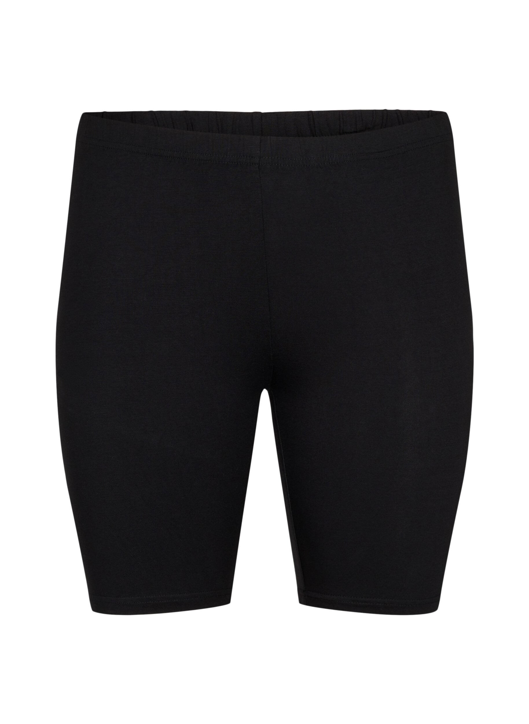 Zizzi2er-Pack Radlershorts aus Viskose, Schwarz, Packshot image number 3