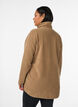 Veste polaire avec col montant et zip, Marron, Model image number 2