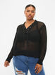 Pull avec motif, Black, Model image number 0