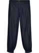 Jean balloon taille haute, Bleu, Packshot image number 0