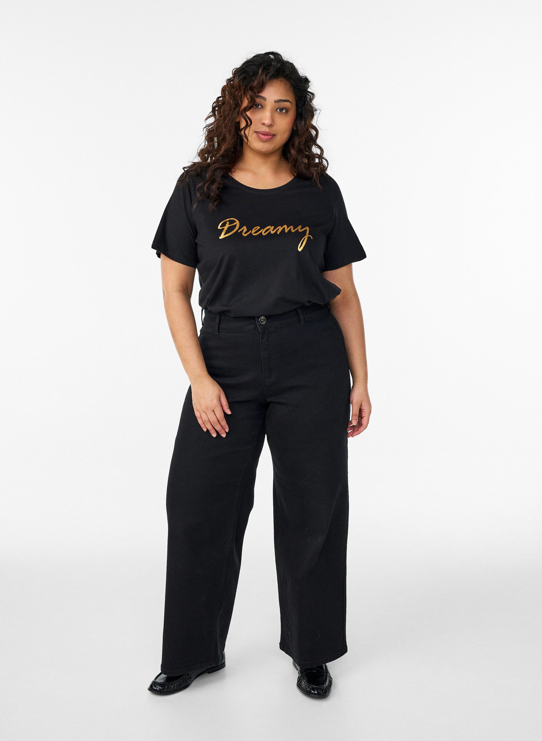 ZizziT-Shirt mit Print, Schwarz, Model image number 1