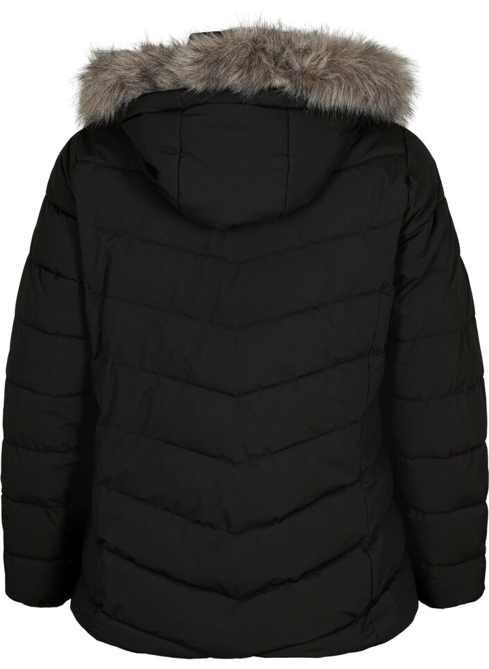 Veste courte &agrave; capuche, Noir, Packshot image number 1