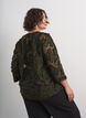 Bluse mit ausgefransten F&auml;den und Struktur, Gr&uuml;n, Model image number 2