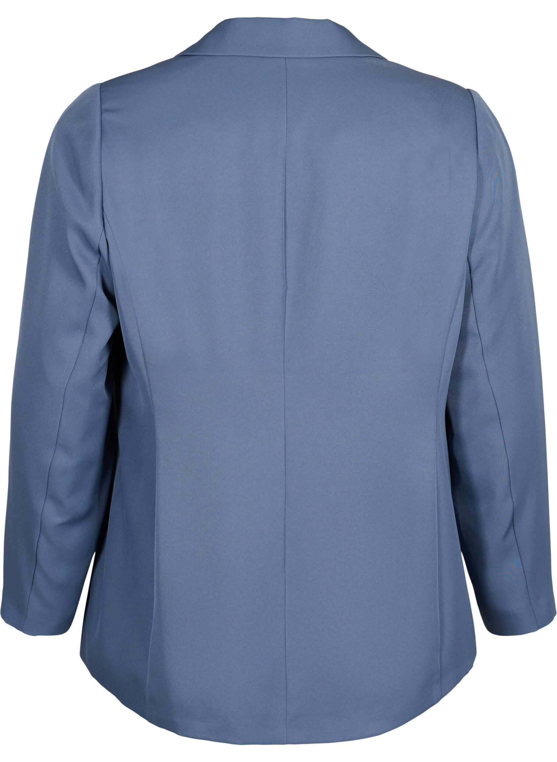 Zizzi FLASH &ndash; Schlichter Blazer mit Knopf, Blau, Packshot image number 1
