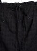 &Auml;rmellose Bluse mit Lochstickerei und R&uuml;schen, Schwarz, Packshot image number 2