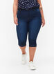 Jean capri Amy &agrave; taille haute et coupe super slim, Bleu, Model image number 3