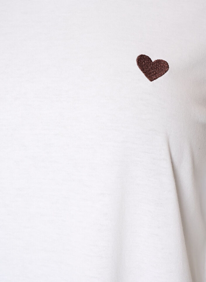 T-shirt imprim&eacute;, Blanc, Packshot image number 2