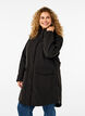 Wasserabweisende Softshell-Jacke mit Steppfutter, Schwarz, Model image number 0