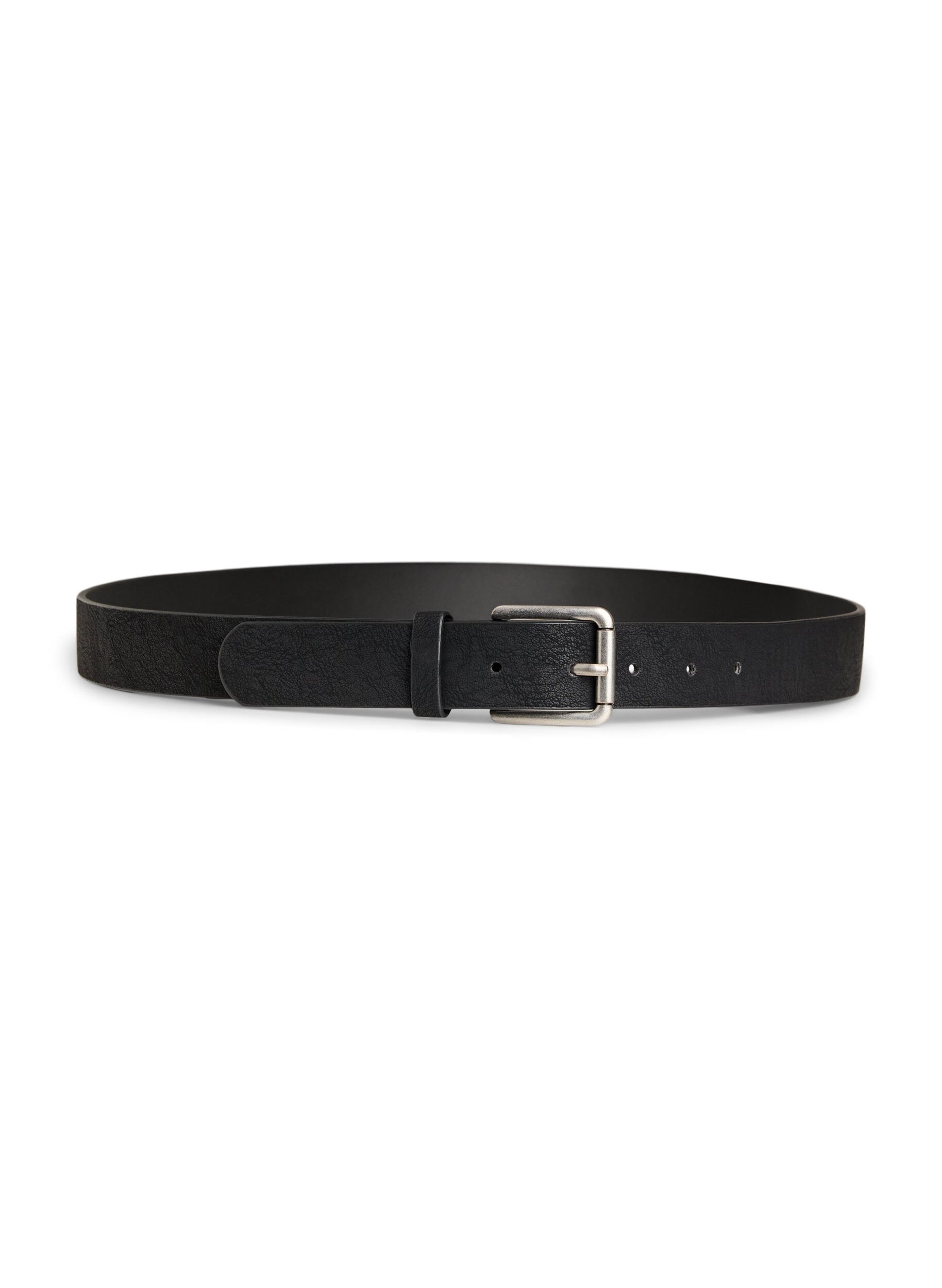 Ceinture en cuir m&eacute;lang&eacute; avec boucle classique