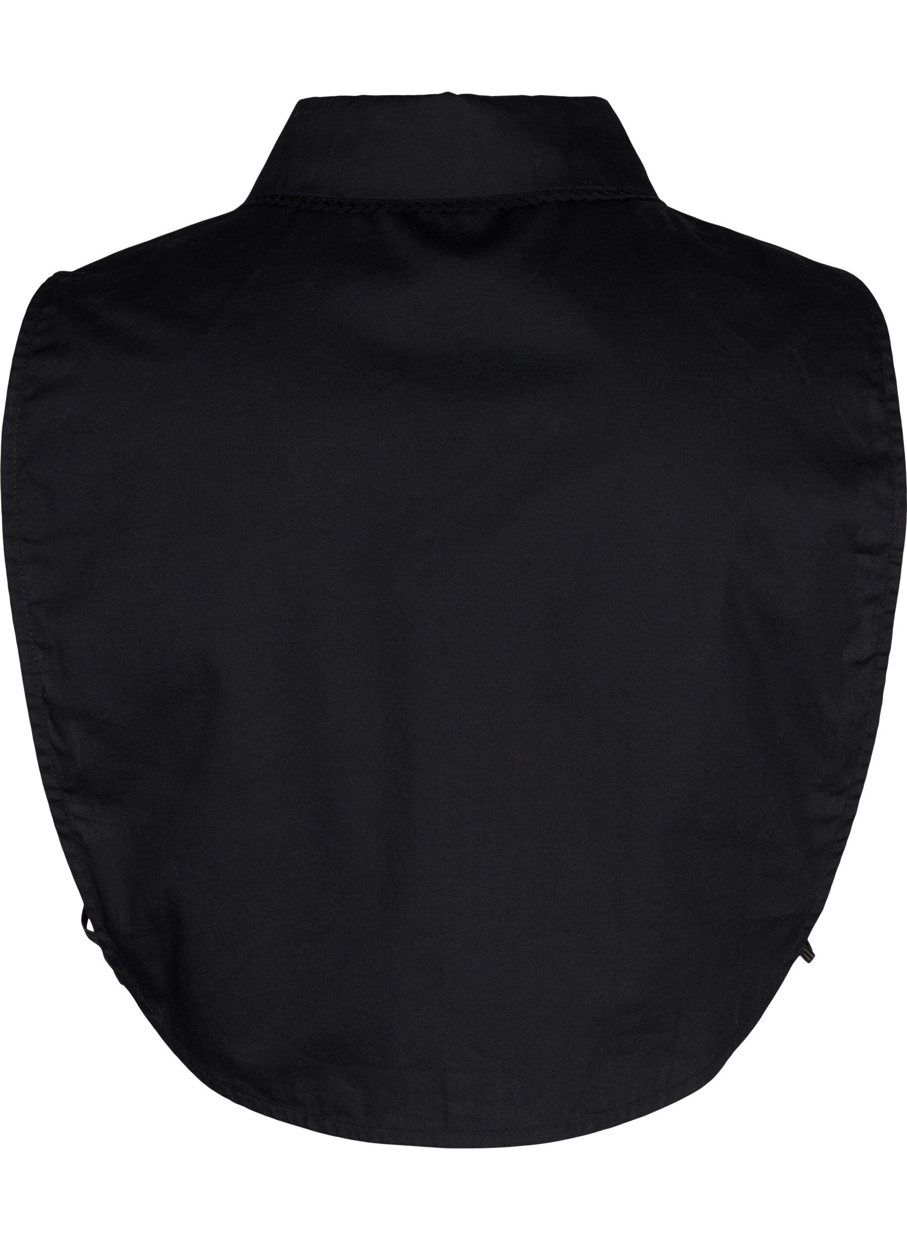 Zizzi Col avec ruban en dentelle, Black, Packshot image number 1