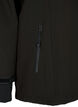 Softshelljacke aus kurzem Schnitt mit abnehmbarer Kapuze, Schwarz, Packshot image number 3