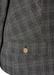 Blazer court &agrave; carreaux, Gris anthracite, Packshot image number 3