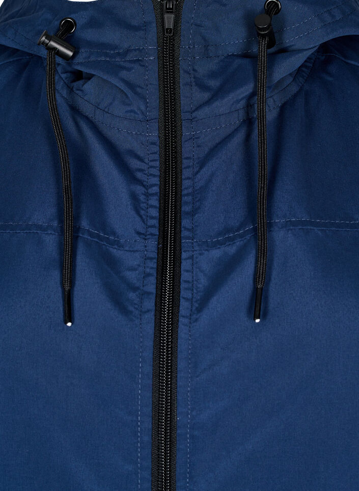 FLASH - Parka hydrofuge à capuche, Bleu, Packshot image number 2