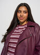 Perfecto en similicuir, Bordeaux, Model image number 3