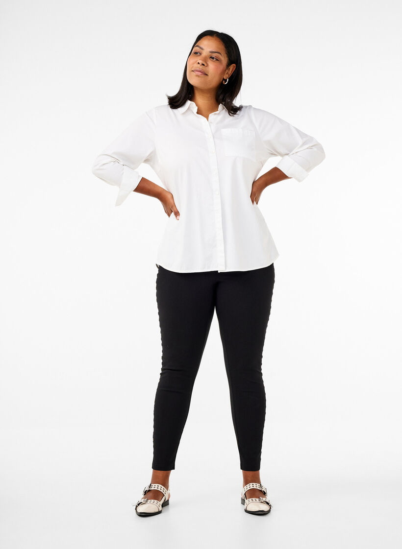 Leggings mit Ösen, Black, Model image number 0