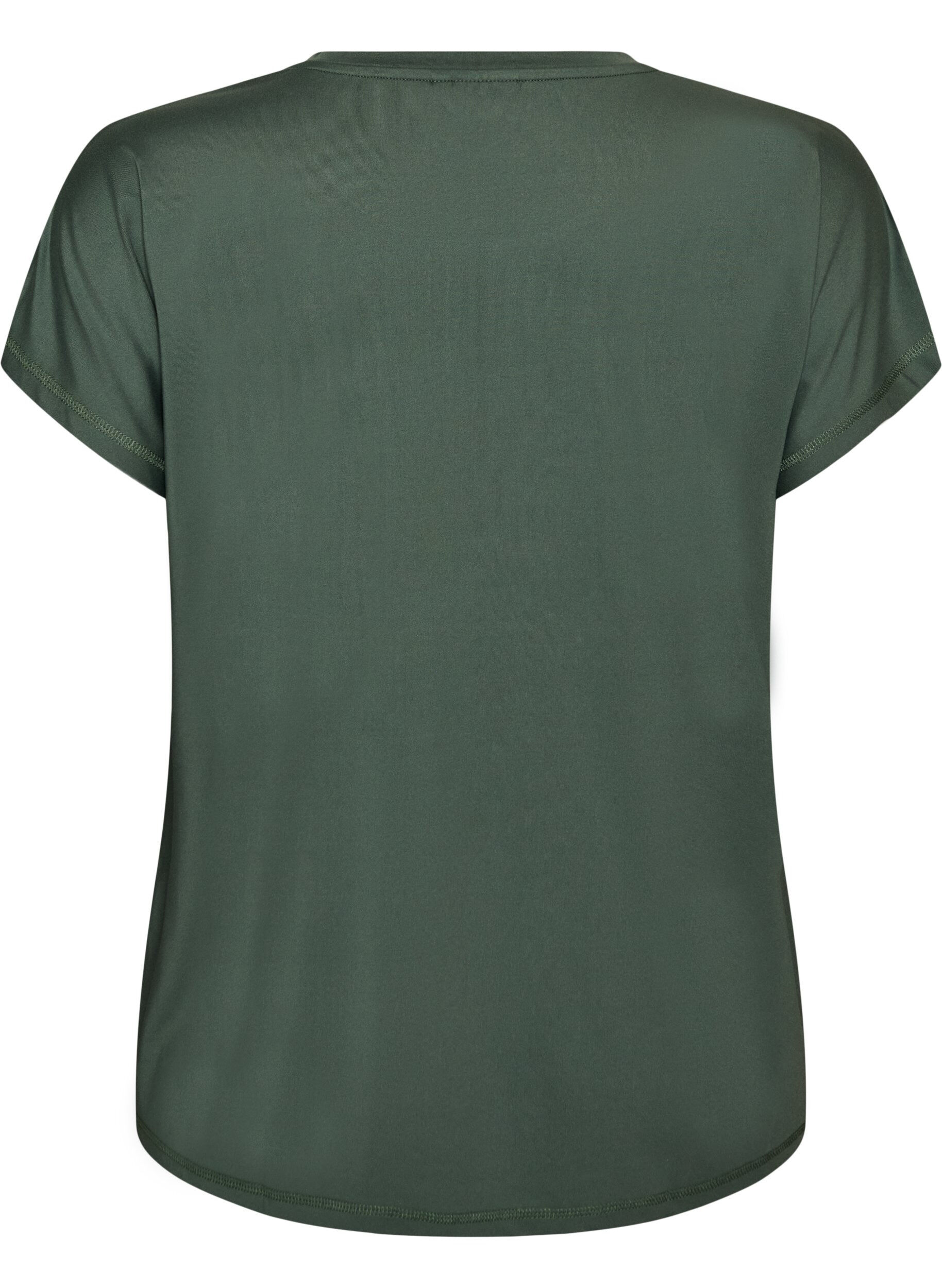ZizziT-shirt de sport couleur unie, Vert, Packshot image number 1