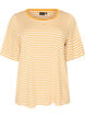 T-shirt en TENCEL&trade; Lyocell &agrave; rayures, Jaune clair, Packshot image number 0