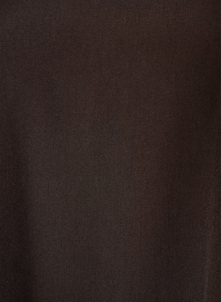 &Auml;rmelloses A-Linien-Kleid mit Nadelstreifen, Braun, Packshot image number 2
