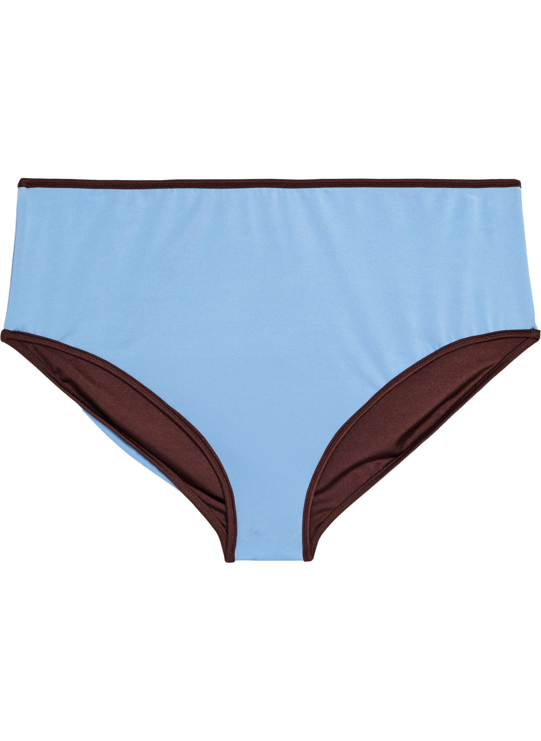 Zizzi Bas de bikini r&eacute;versible taille standard, Marron, Packshot image number 3