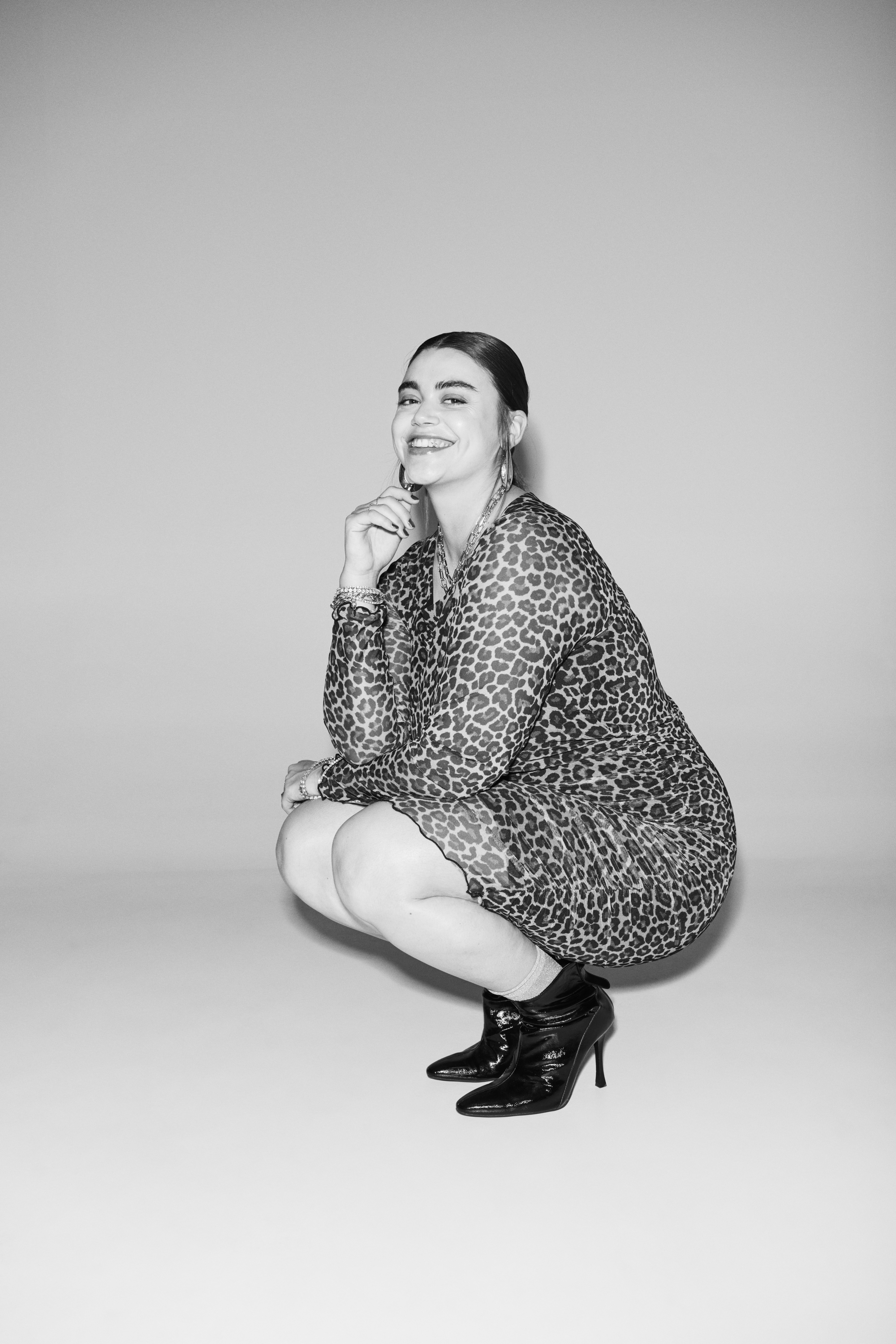 Zizzi Leopardenkleid, , Model