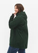 Veste courte softshell avec capuche amovible, Vert foncé, Model image number 2