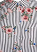 Chemise à imprimé floral et fines rayures, Noir, Packshot image number 2