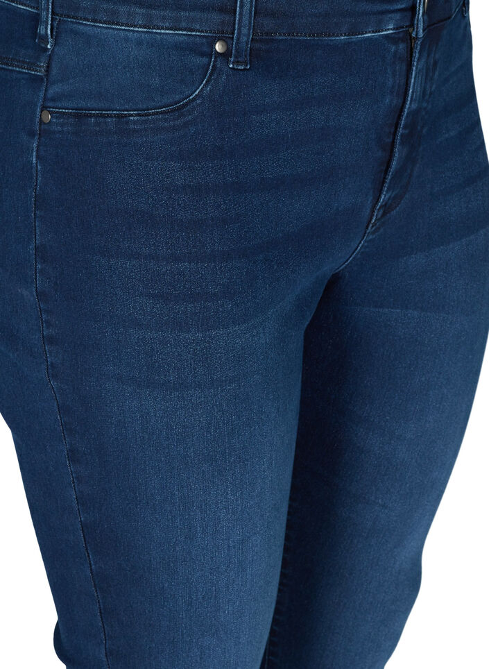 Jeggings aus Baumwollmischung, Dark blue denim, Packshot image number 2
