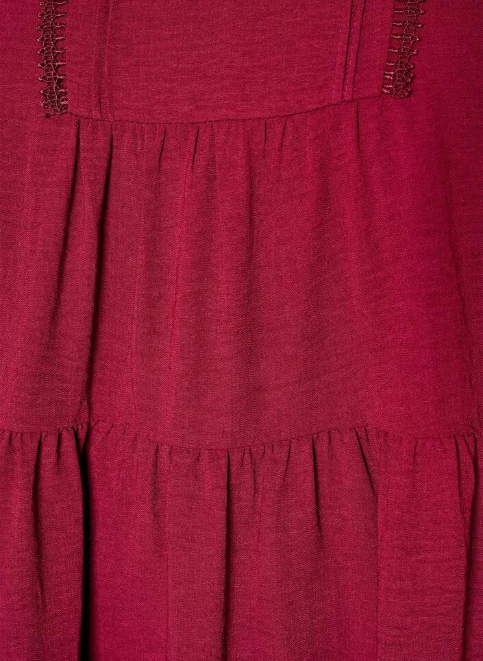 A-Linien-Kleid mit Empire-Linie, Rot, Packshot image number 2