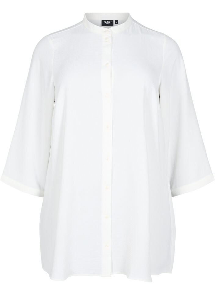 FLASH - Tunika mit 3/4-Ärmeln, Vanille, Packshot image number 0